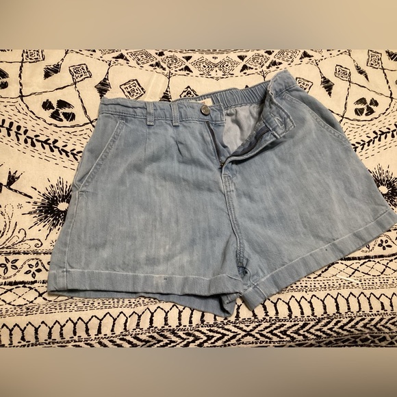 EUC Levis Strauss Signature Size W14 Girls Shorts Denim Blue - #309 - Picture 5 of 6